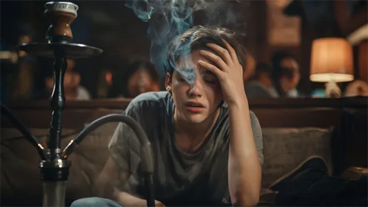 دوخة من أضرار الشيشة