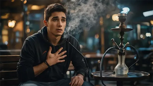 خفقان بعد الشيشة