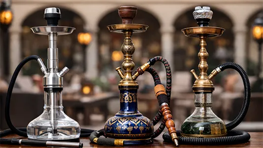 مقارنة الشيشة الإيرانية والتركية والمصرية