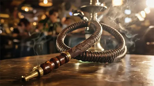 خرطوم الشيشة التقليدية