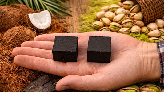 بديل فحم جوز الهند