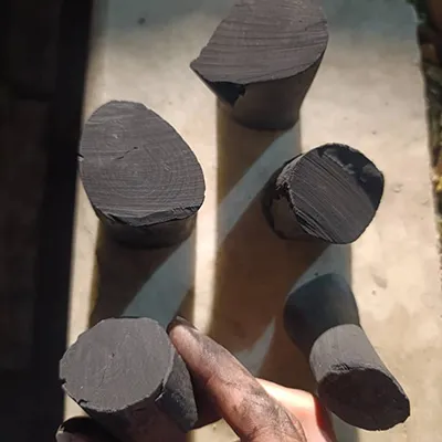 الفحم بالليمون